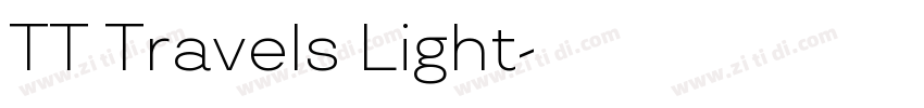 TT Travels Light字体转换